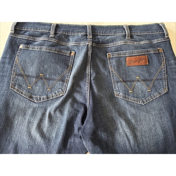 Wrangler‎ Jeans Men's 40x34 Blue Retro Slim Fit Straight Cowboy Western Rodeo - Picture 1 of 7